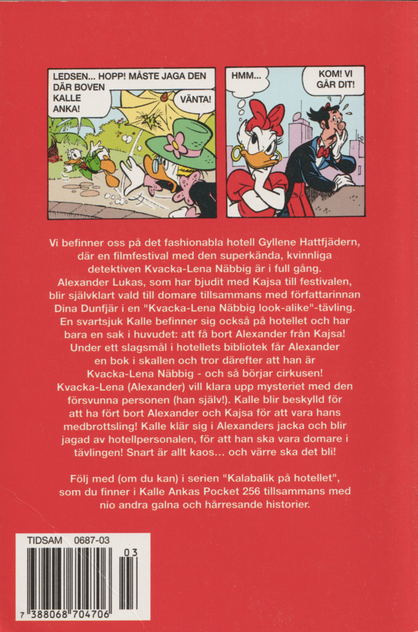 Kalle Ankas pocket 256 Kalabalik på hotellet, begagnad! - 2