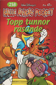 Kalle Ankas pocket 258 Topp tunnor rasande, begagnad!