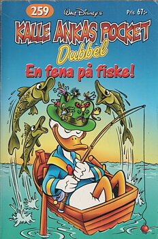 Kalle Ankas pocket 259 En fena på fiske!, begagnad!