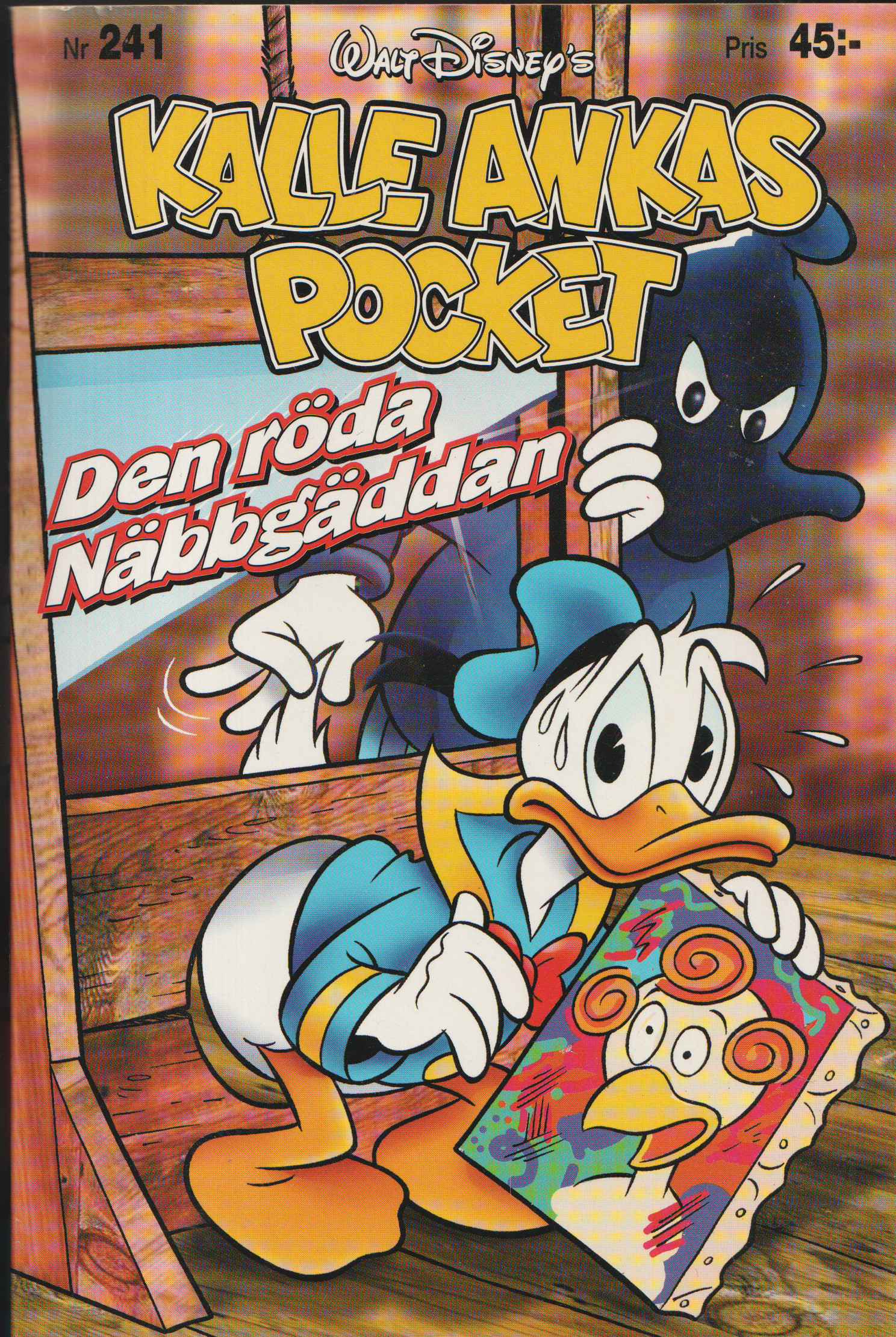 Kalle Ankas pocket 241 Den röda nebbgäddan, begagnad!
