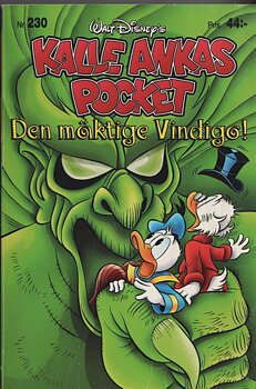 Kalle Ankas pocket 230 Den mäktige Vindigo! begagnad!