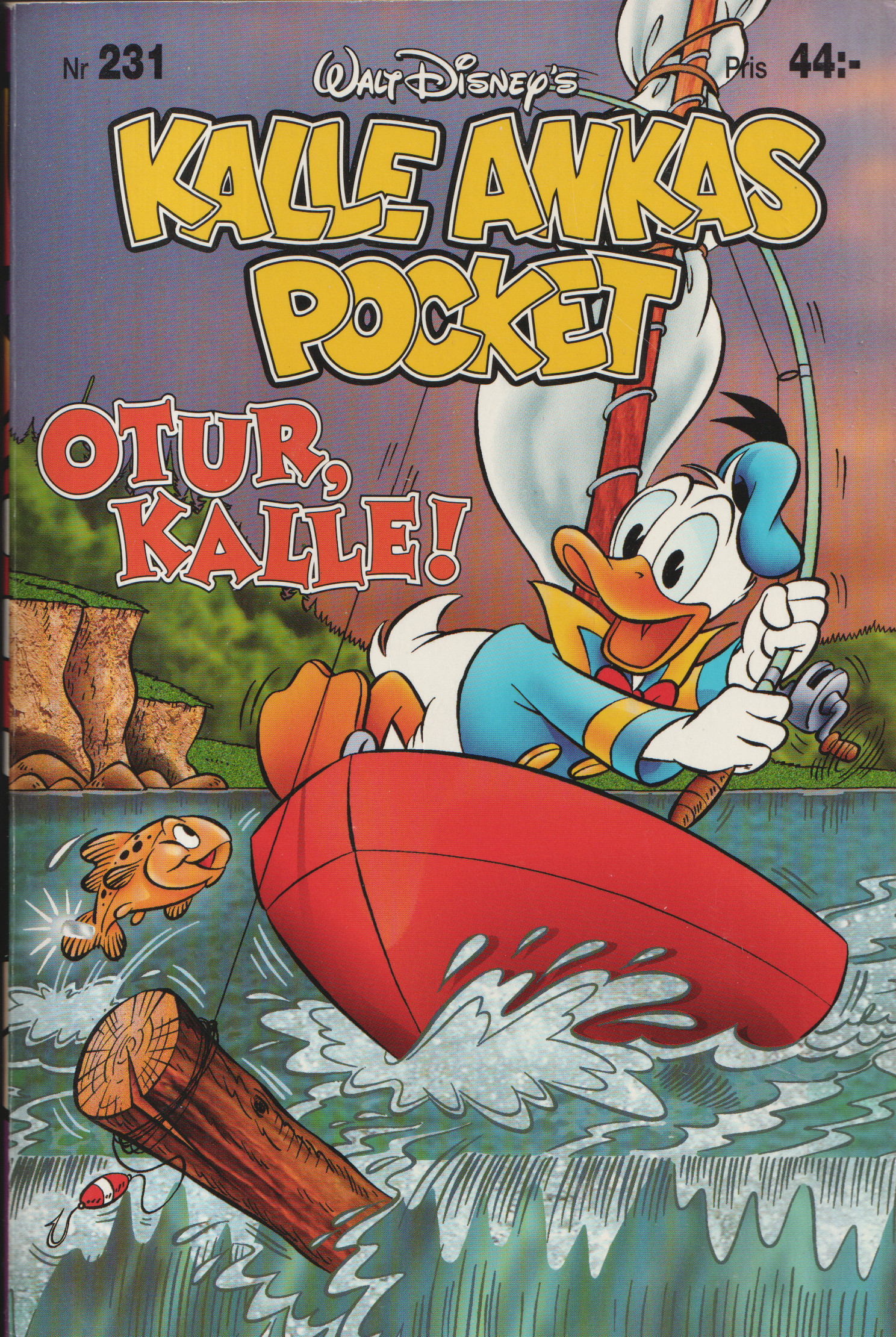 Kalle Ankas pocket 231 Otur, Kalle! begagnad!