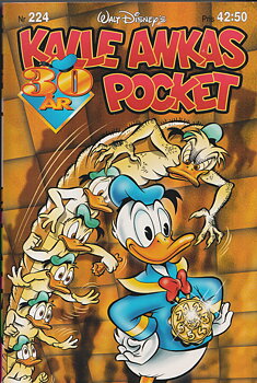 Kalle Ankas pocket 224 30 år, begagnad!