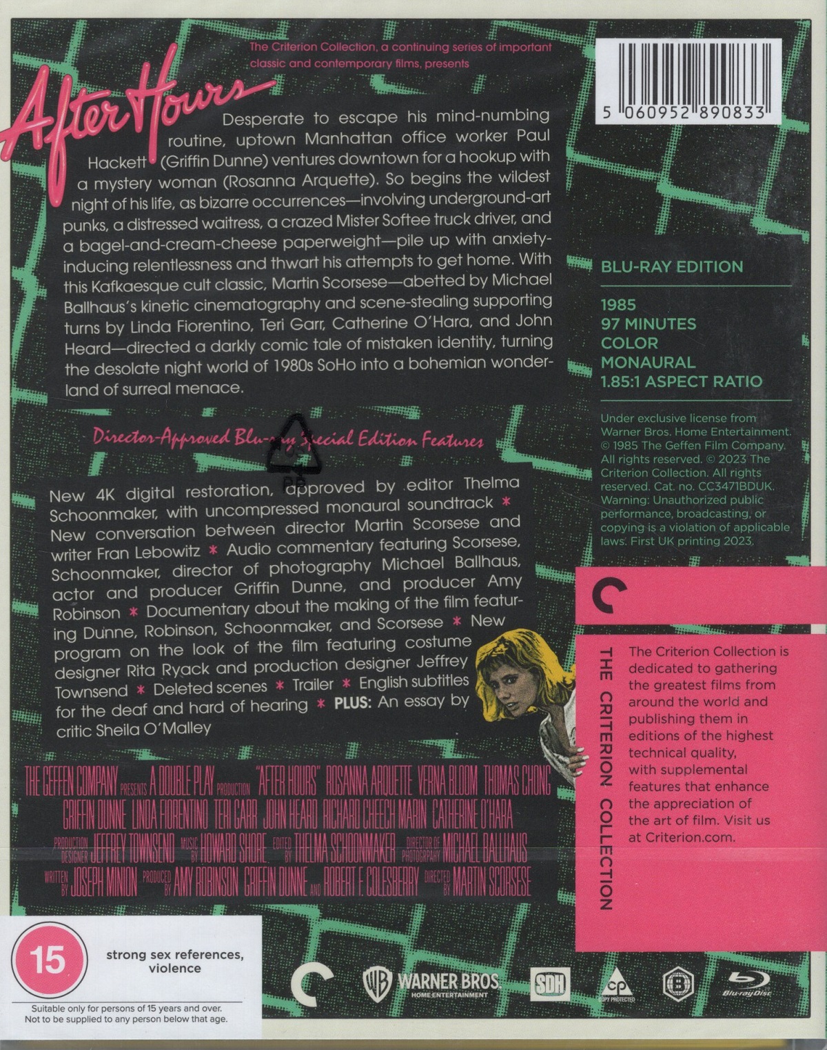 After Hours (Criterion Collection) (ej svensk text) (Blu-ray) - 2