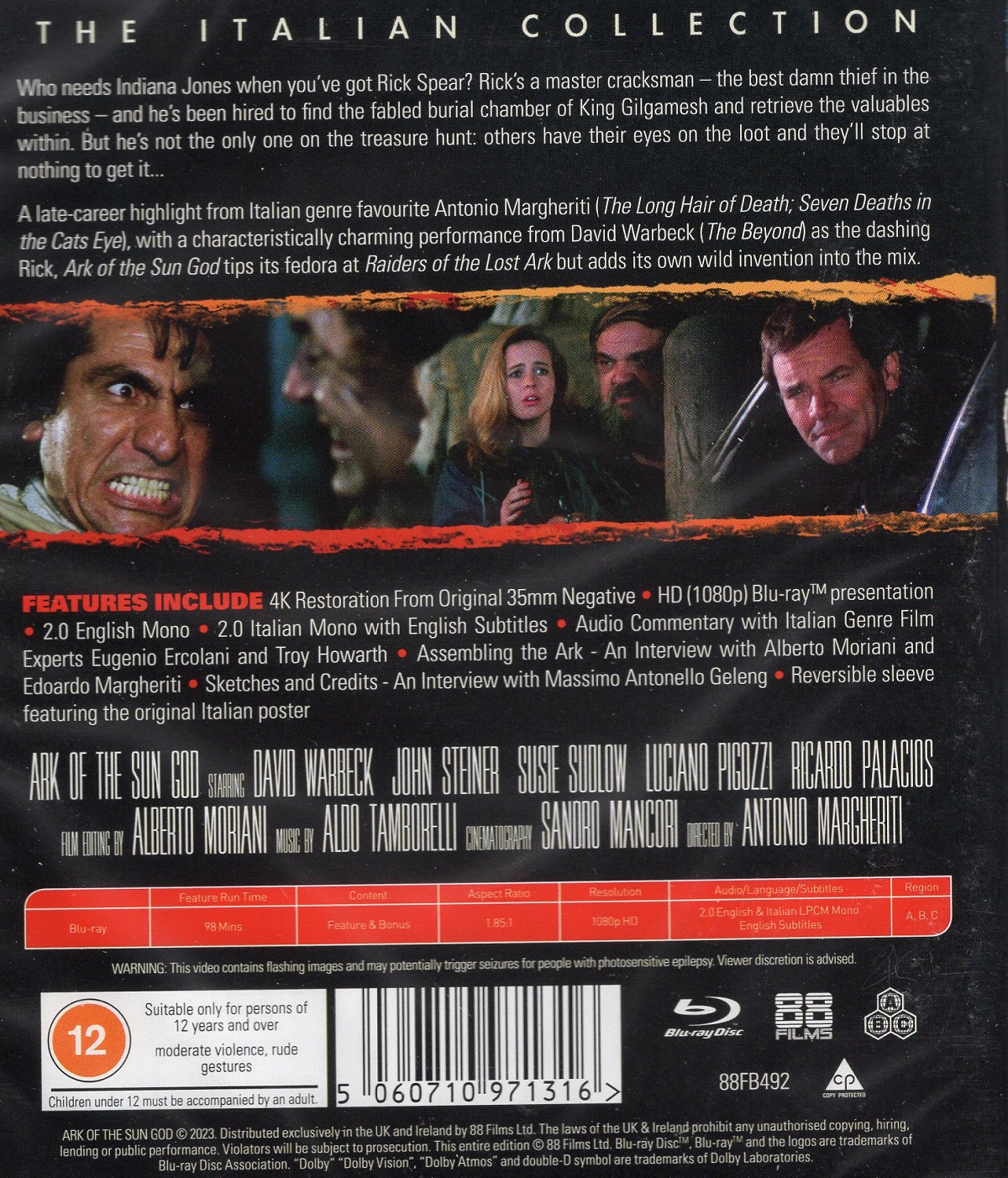 Ark of the Sun God (ej svensk text) (Blu-ray) - 2
