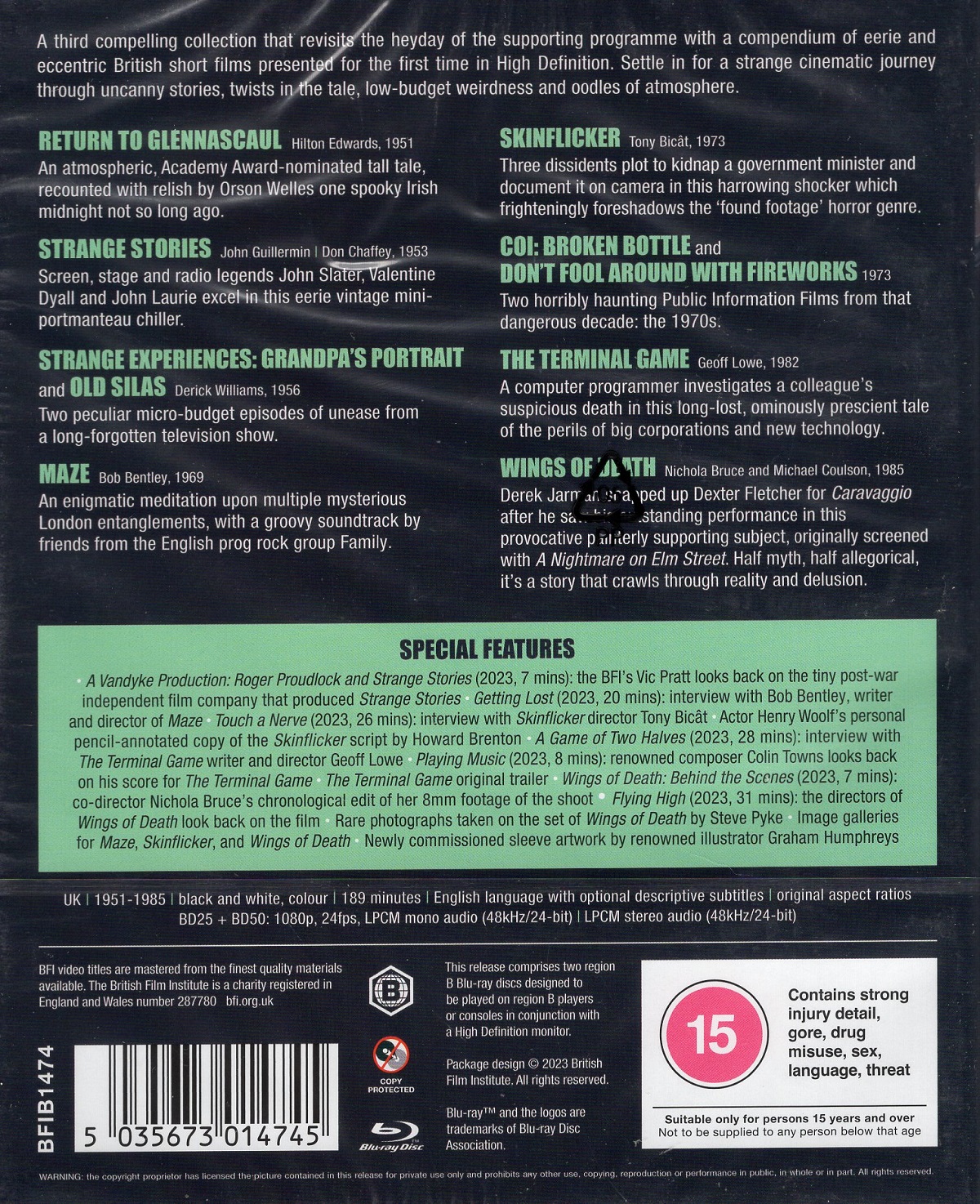 Short Sharp Shocks: Volume 3 (ej svensk text) (Blu-ray) - 2