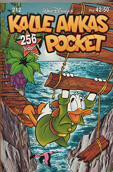 Kalle Ankas pocket 212 30 år, begagnad!
