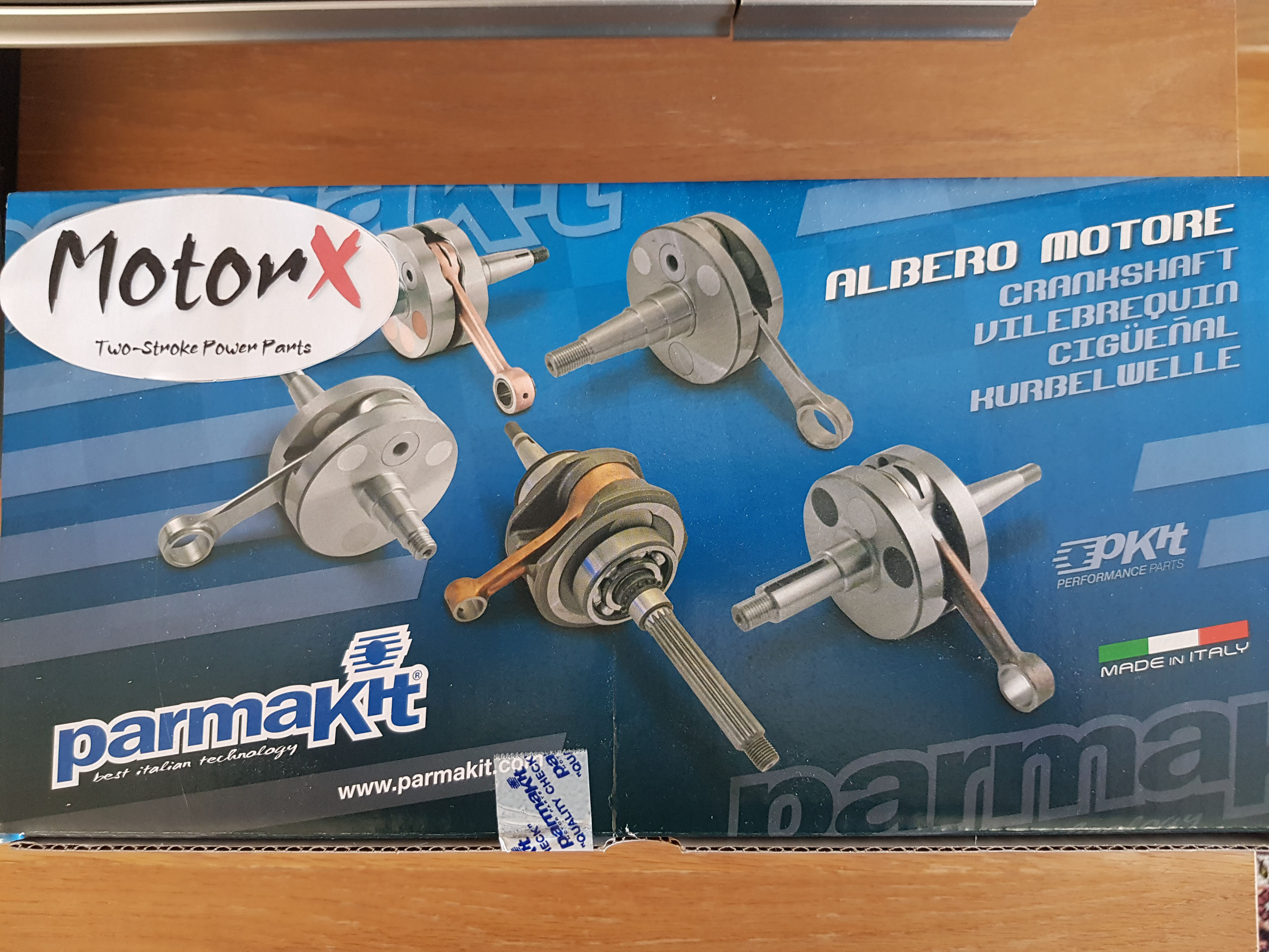 ParmaKit Crankshaft AM6 stroke 46, rod 90
