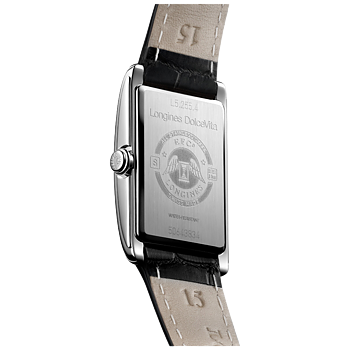 L5.255.4.71.0 Longines DolceVita romerska siffror med svart alligatorband 20,80 X 32,00 