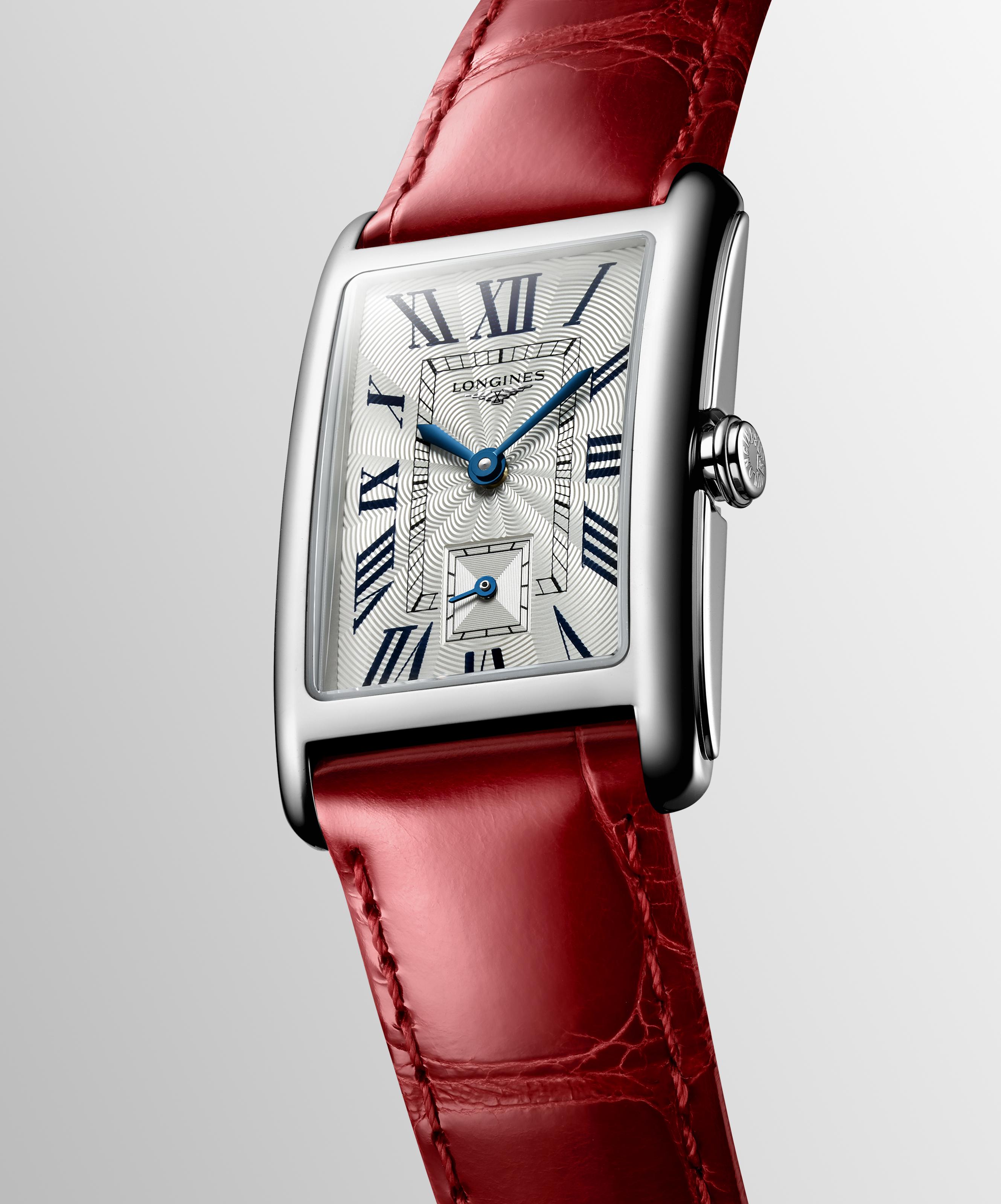 L5.512.4.71.5 Longines DolceVita romerska siffror 23,30 X 37,00 röd