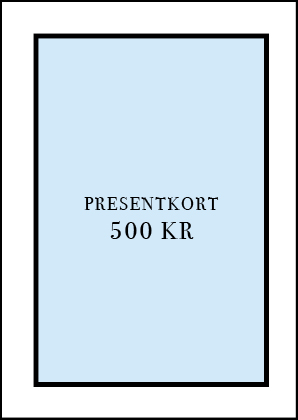 Presentkort 500 Kronor