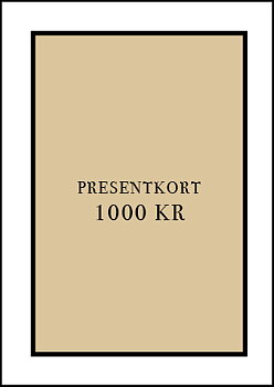 Presentkort 1000 Kronor