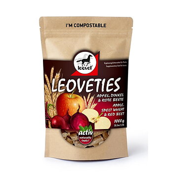 Leoveties Apple, Speal Wheat & Red Beet 1 kg hestegodt