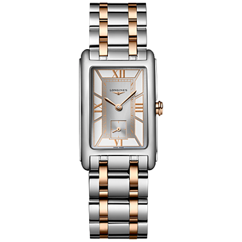 L5.512.5.75.7 Longines DolceVita stål och 18 k rosé guld 23,30 X 37,00