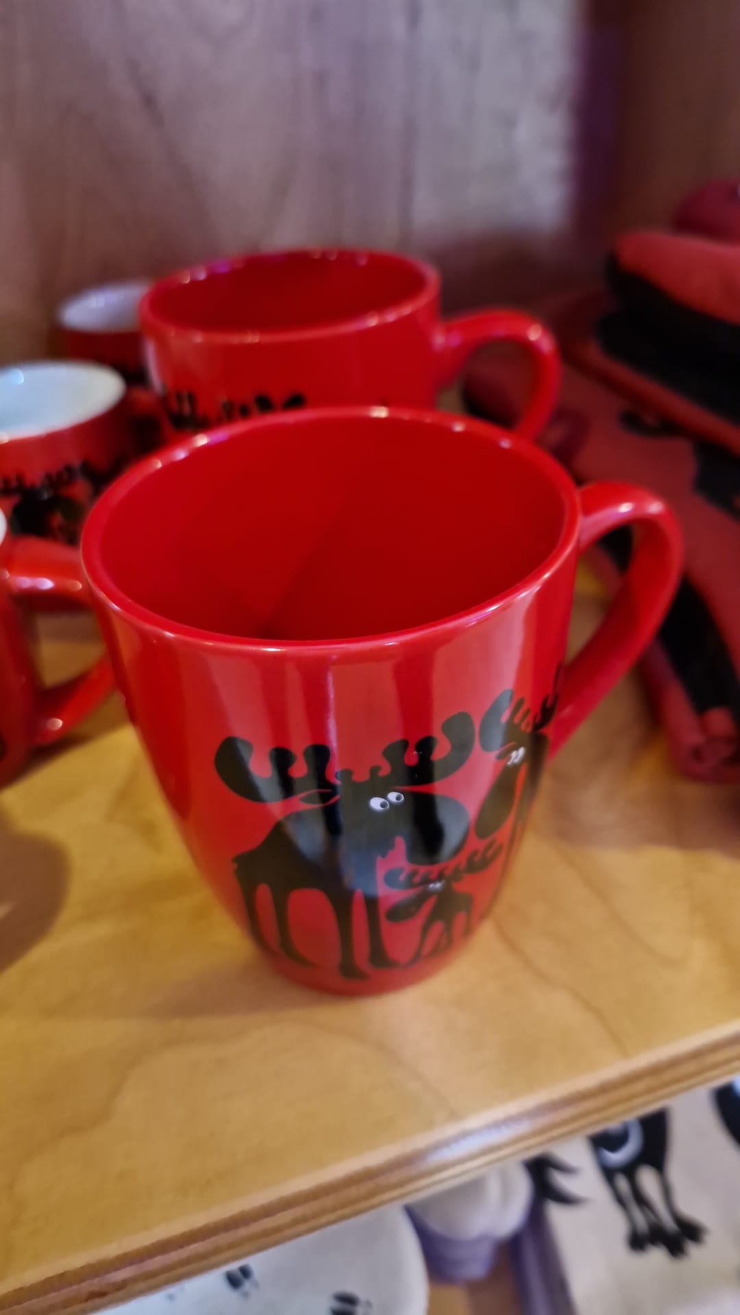 Mugg  Älgtrio Sweden Röd - 2
