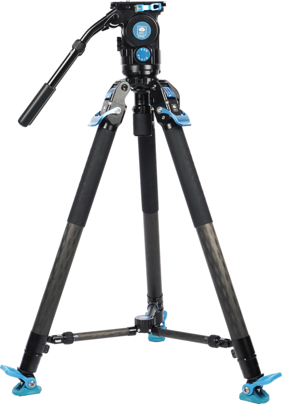 Sirui SVT-75 + SVH15 Pro Rapid Professional Video Carbon Fibre Tripod Kit - 2