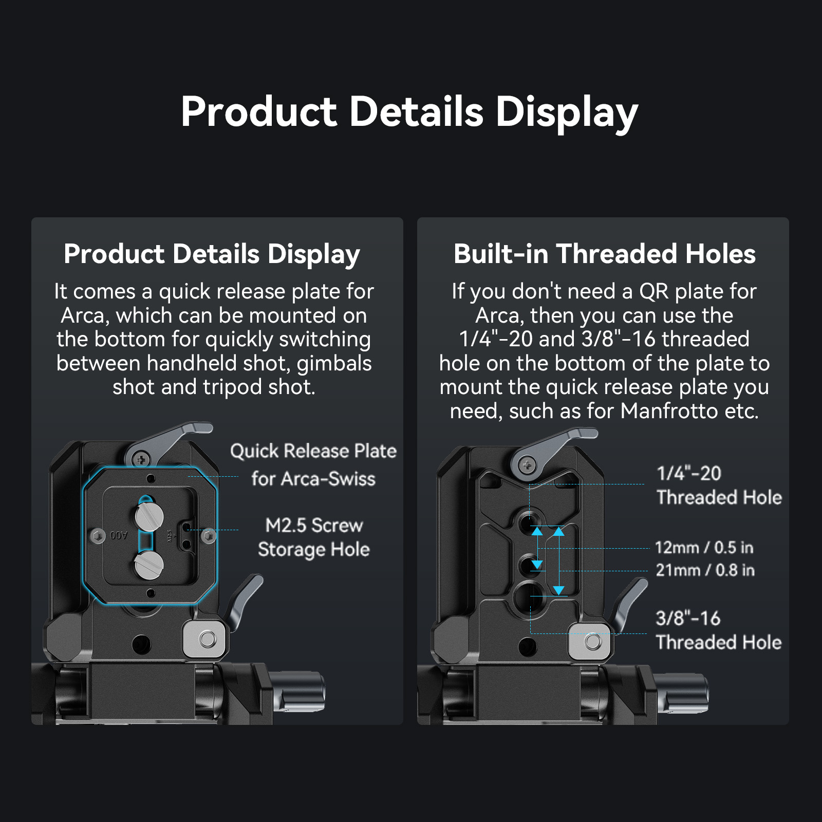 SmallRig Compact V-Mount Battery Mounting System 4064 - 4