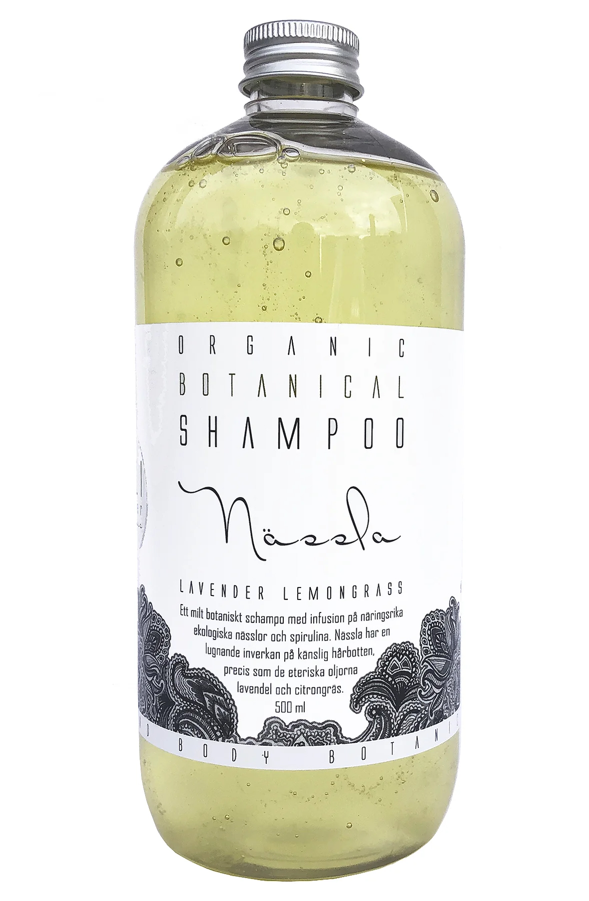 Nässla Ekologiskt Schampo - Lavendel Citrongräs 500ml, Kaliflower Organics