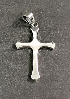Kors Hänge i Silver