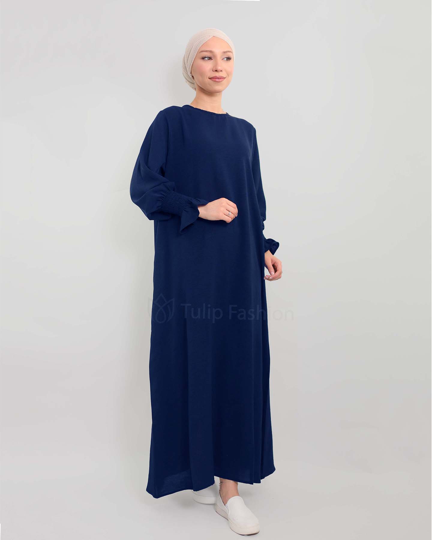 Maryam  Abaya - Midnight Blue
