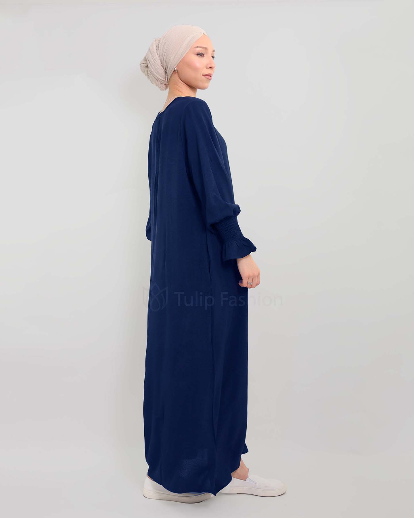 Maryam  Abaya - Midnight Blue - 2