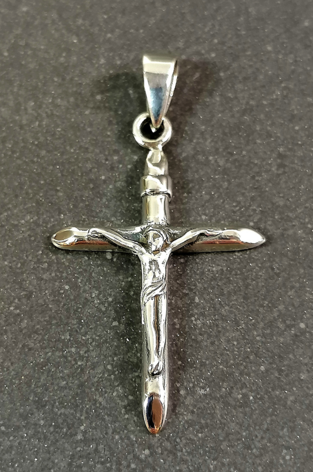 Hänge i Silver - Krucifix 