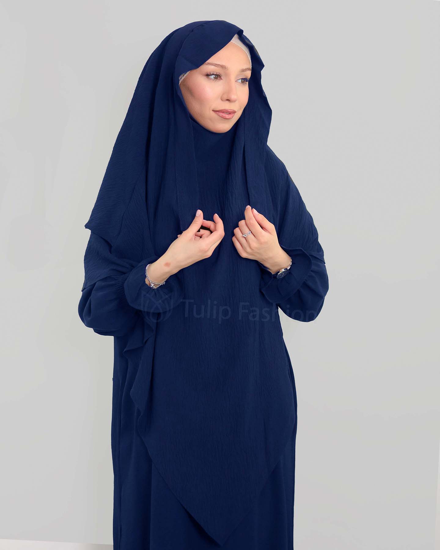 Maryam  Khimar - Midnight Blue - 5
