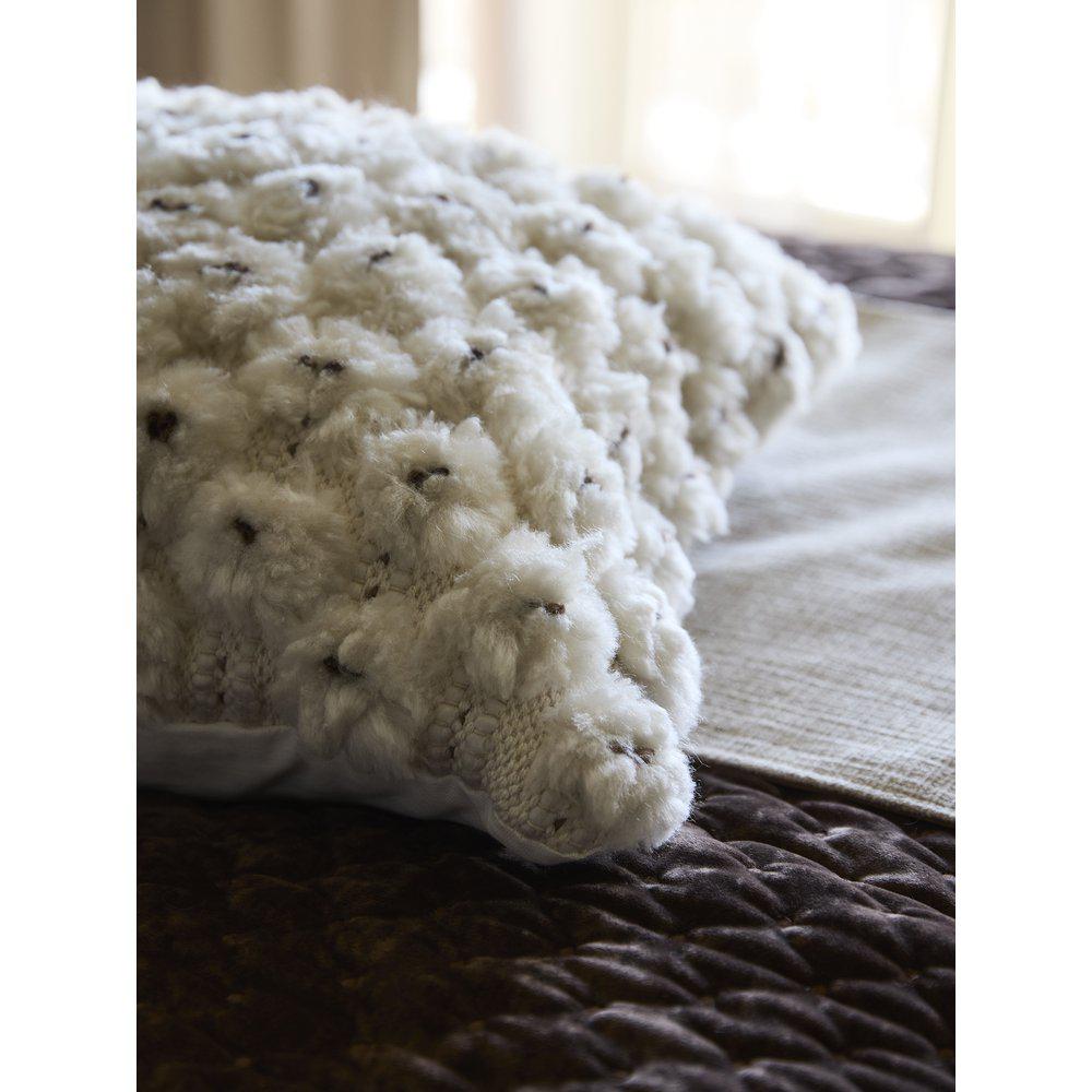Kuddfodral Lena off-white och nougat 45x45 cm, Svanefors - 3