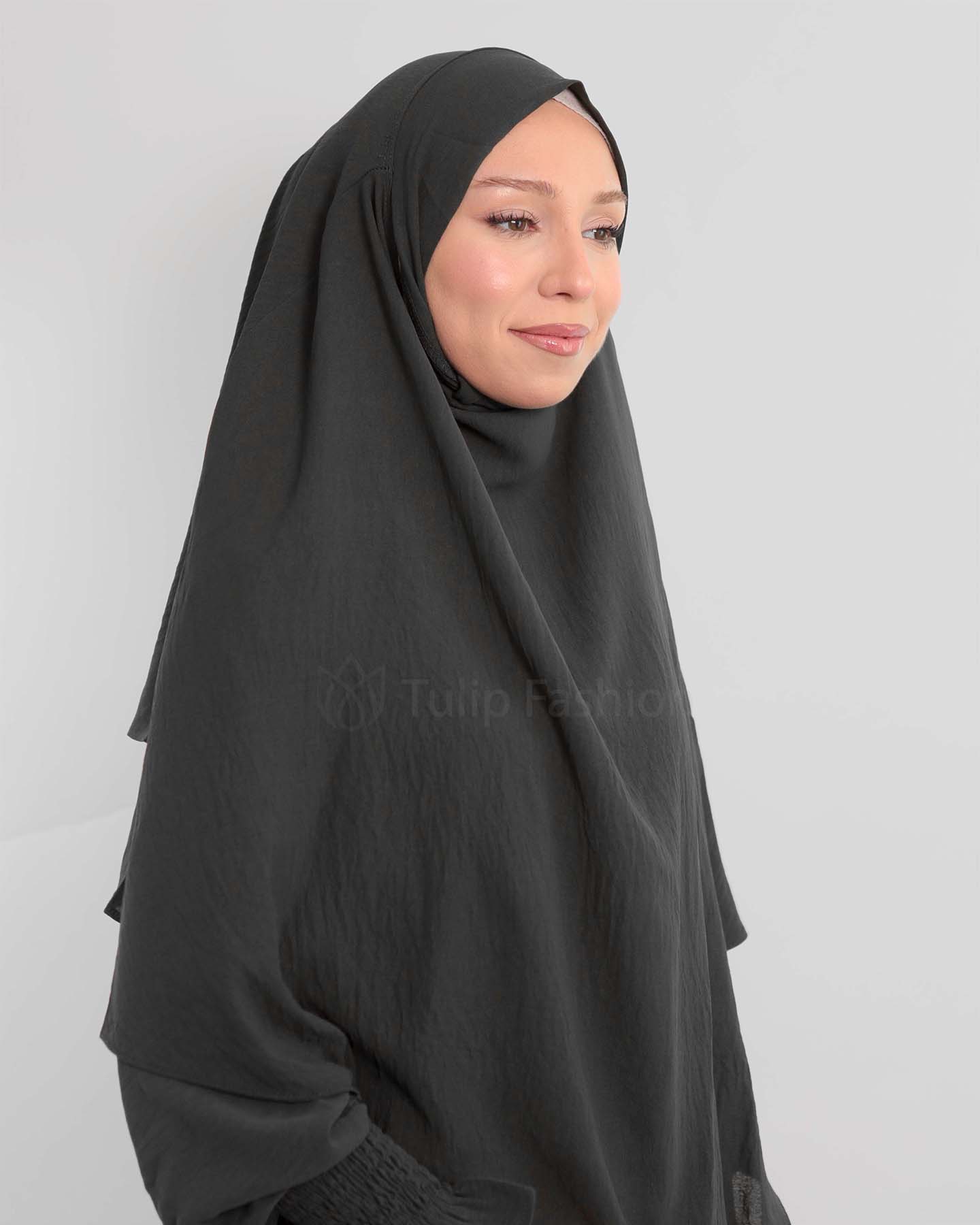 Maryam  Khimar - Dark Gray