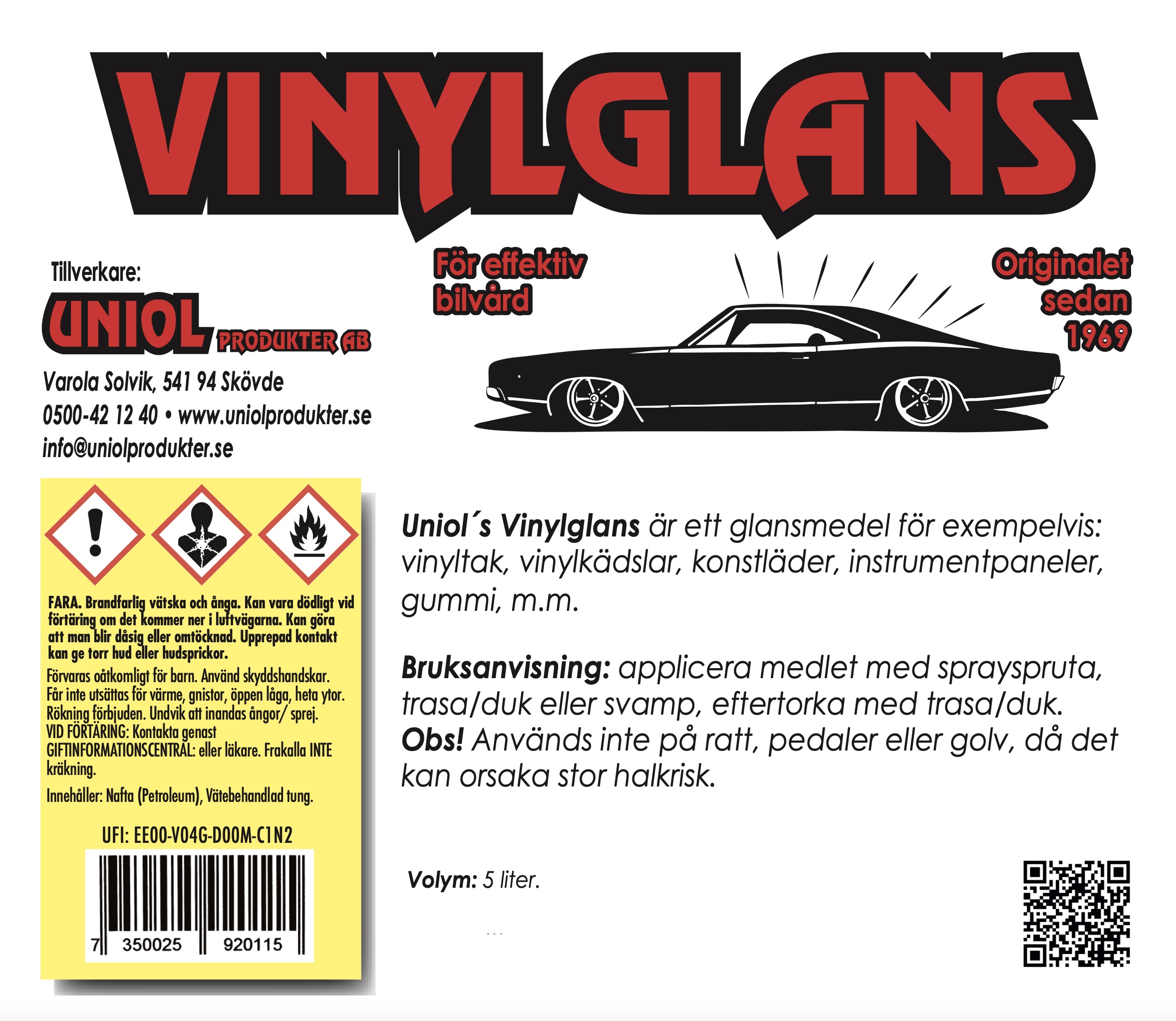 Vinylglans 5 Liter