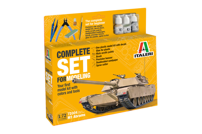 1/72 M1 Abrams - Complete Set For Modeling