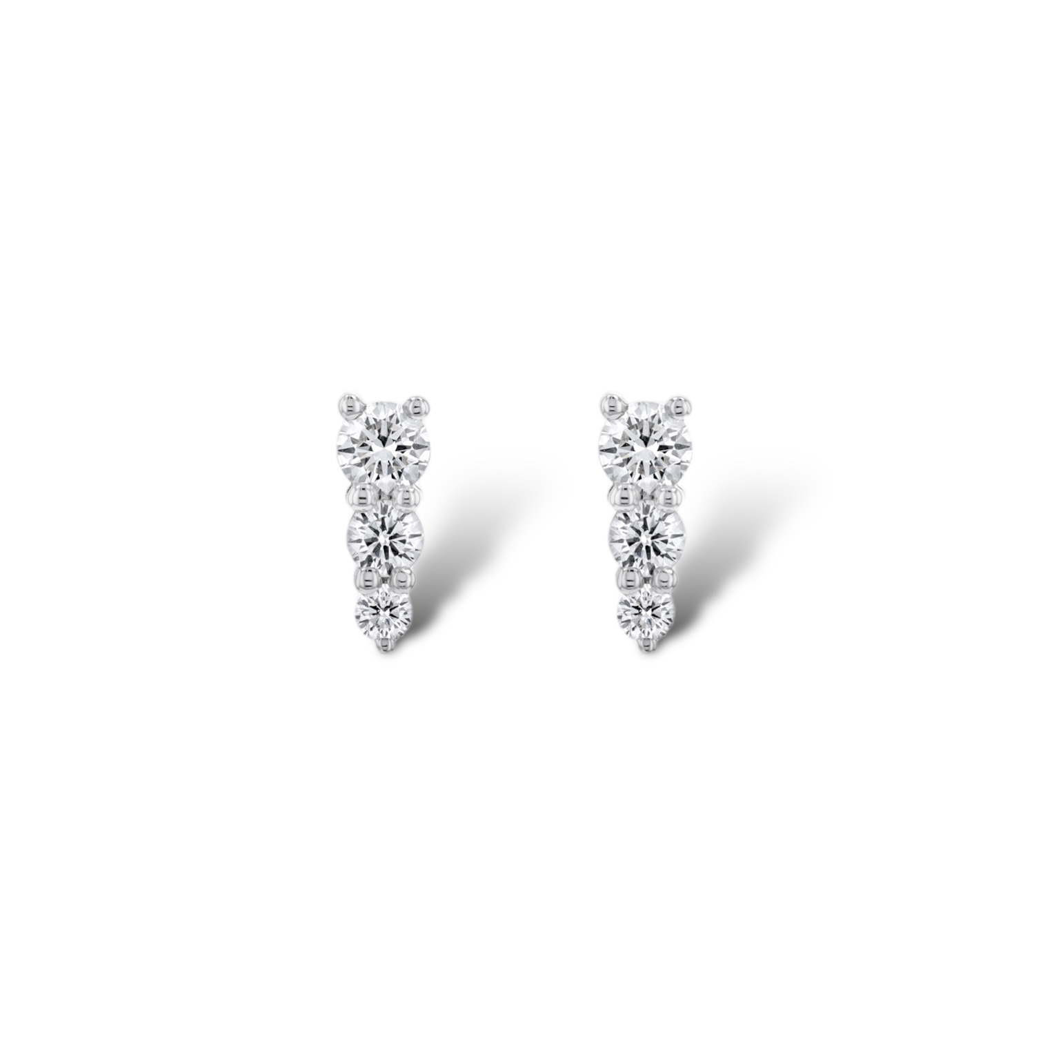 DIAMOND TRIO EARRINGS