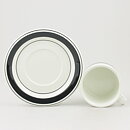 Peter Winquist (Faenza 1970) Three Teacups with Black Decor 11,5 cm
