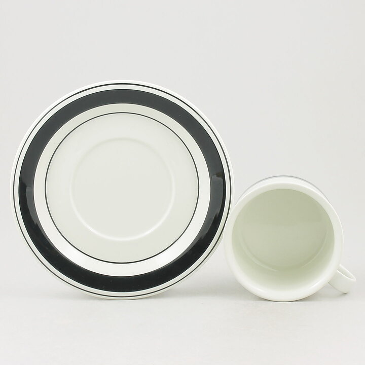 Peter Winquist (Faenza 1970) Three Teacups with Black Decor 11,5 cm
