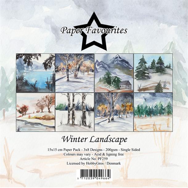 Paper Favourites Winter Landscape 6x6 Inch Paper Pack 