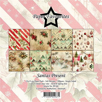 Paper Favourites Santas Present 6x6 Inch Paper Pack 