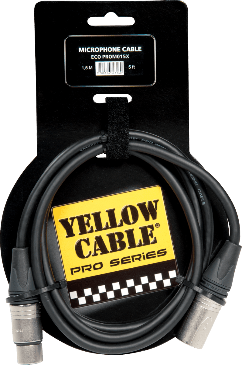Yellow Cable PROM015X  1,5m XLR