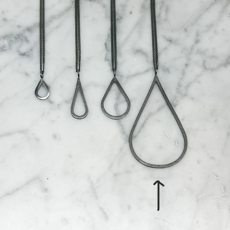 Silverhalsband H2O oxiderat - 2