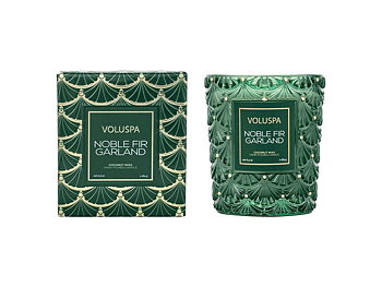 Voluspa Noble Fir Garland Classic Boxed Candle 