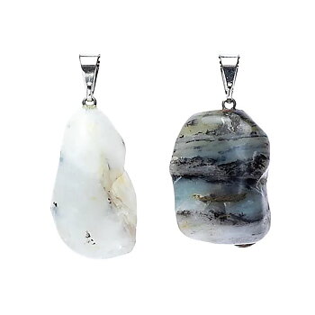 Andinska opal  ädelstenhänge borrad ±2 cm
