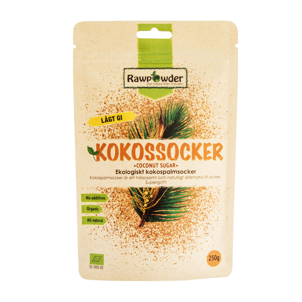 Kokosblomsocker 250g Rawpowder