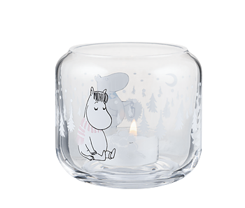 Moomin candle holder/bowl 8 cm - Snowfall