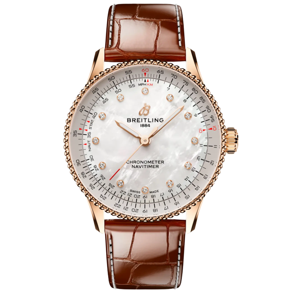 Breitling R17327211A1P1 Navitimer Automatic 36 18 k rött guld 