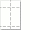 Laser A4 105x251mm,  kuittausosalla 500 arkkia per laatikko (1000 tarraa)