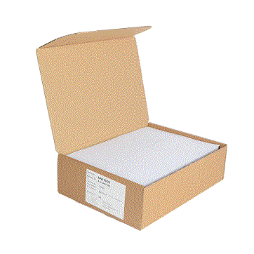 Laser A4 105x251mm,  kuittausosalla 500 arkkia per laatikko (1000 tarraa) - 2