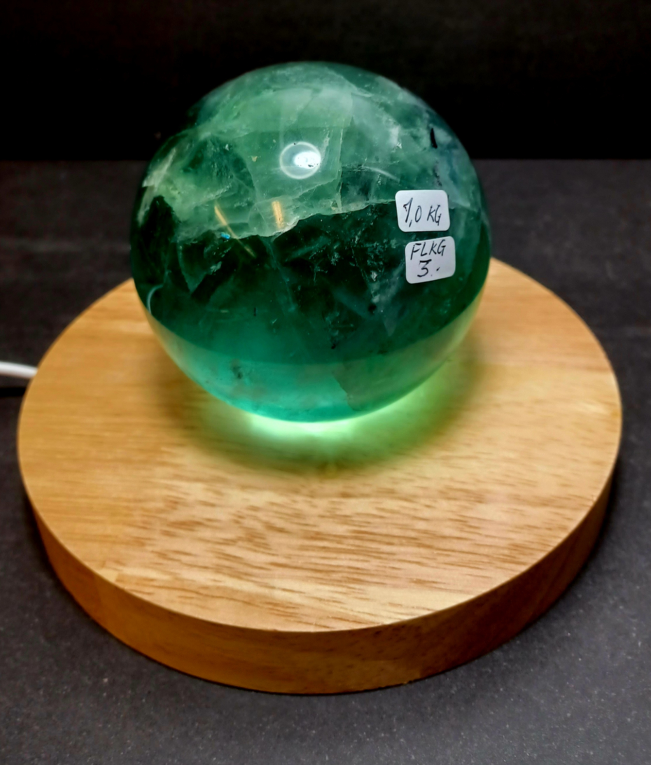 Grön Fluorit Klot / Kula - FLKG3