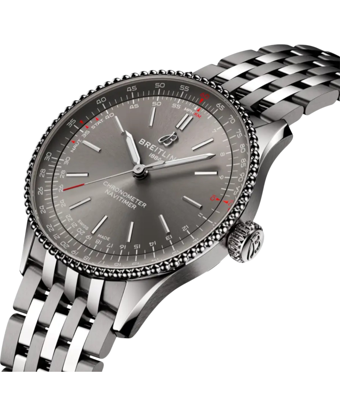 Breitling A17327381B1A1 Navitimer Automatic 36 grå profil