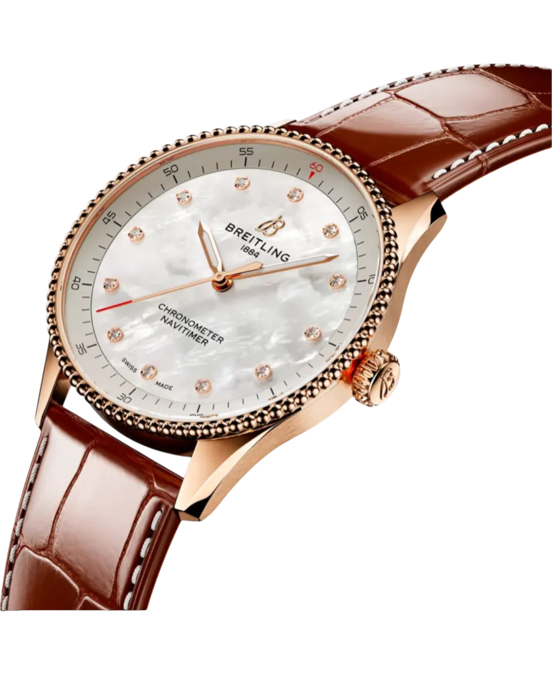 Breitling R77320E61A1P1 Navitimer 32 18 k rött guld  profil