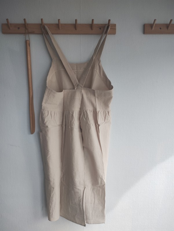 Lantligt linneförkläde - Olika färger - 5