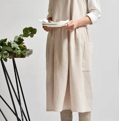 Lantligt förkläde - Olika färger - 3